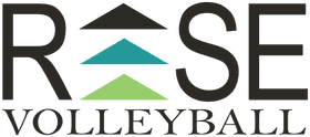 Rise Volleyball Club banner logo