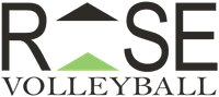 Rise Volleyball Club banner logo